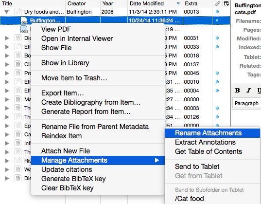 ZotFile rename attachments