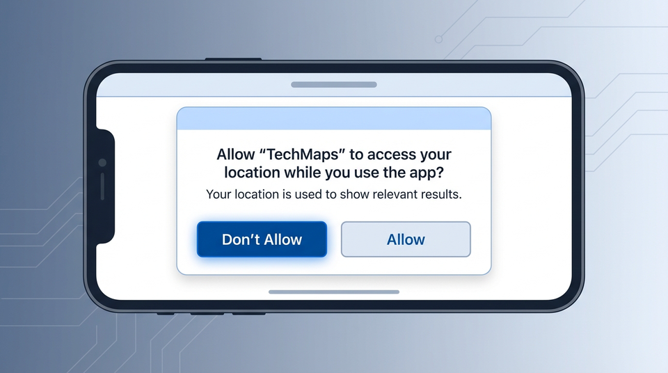 What happens when you deny an app permission?
