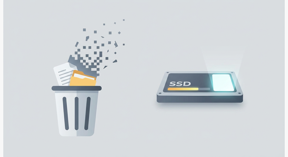 What happens when you empty the Recycle Bin or Trash?