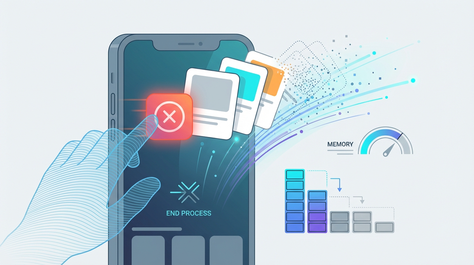 What happens when you force close an app?